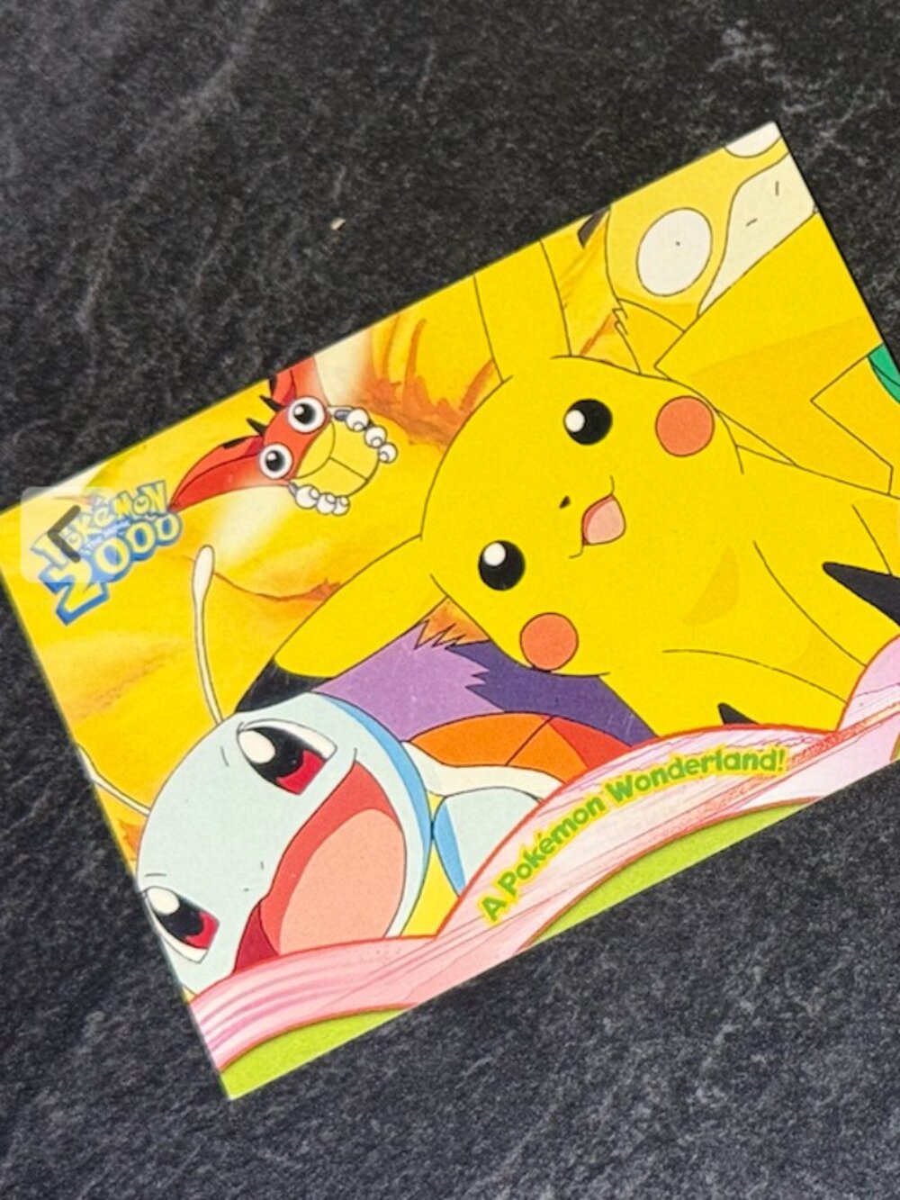 A Pokemon Wonderland TOPPS Movie Edition #3 Pokemon TCG LP